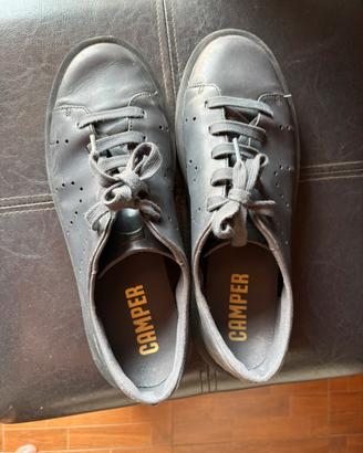 Camper pelle blu scuro