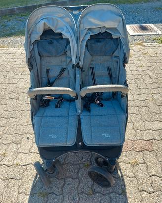 passeggino gemellare duo snap valco 