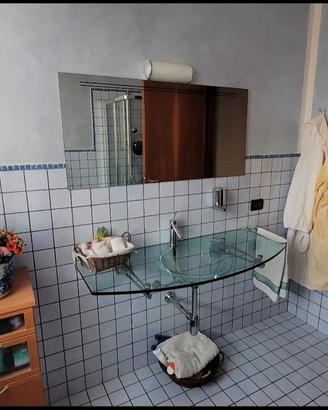 Lavabo vetro e specchio