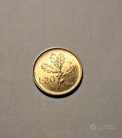 Moneta 20 lire 1988