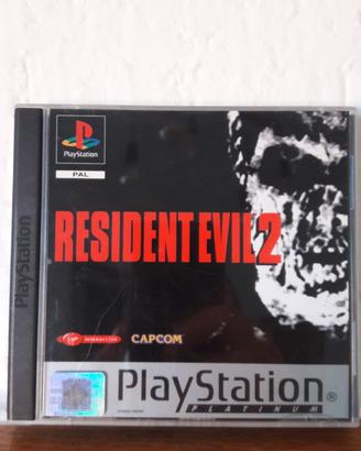 Resident Evil 2 gioco Playstation 1 ps1 Platinum P
