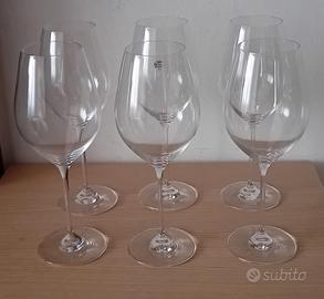 Set 6 Drop Calice Bordeaux Richard Ginori 1735