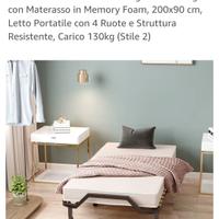 letto pieghevole 90x200 