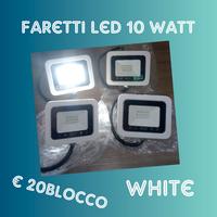 Faretti led 10 watt ip 65 blocco