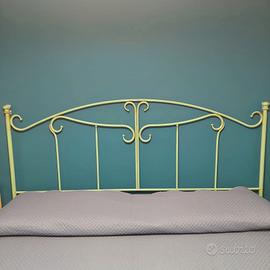 letto in ferro battuto con reti reclinabili 