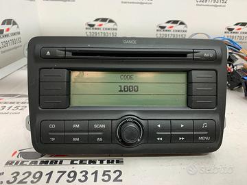 Autoradio multifunzione stereo lettore cd skoda fa