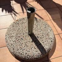 Base per Ombrellone in Graniglia di Sasso