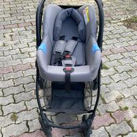 Trio passeggino neonato 3 in 1 fino a 26kg