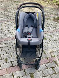 Trio passeggino neonato 3 in 1 fino a 26kg