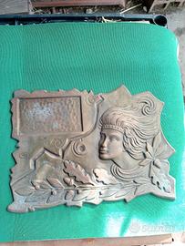 Placca in ottone Felli