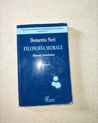 Libro Filosofia morale  e riassunto