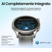 Amazfit Balance Smartwatch 46 mm, Pagamento NFC, A