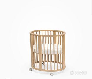 Culla stokke piu materasso e lenzuolo