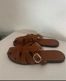 Ciabatta donna marrone tg 41