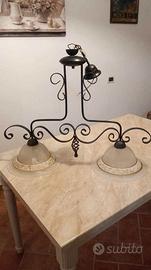Lampadario vintage per Cucina