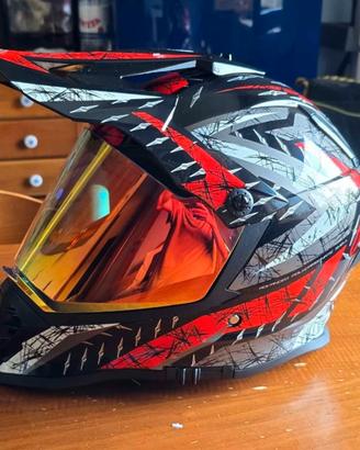 casco cross helmet