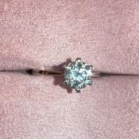 Anello solitario diamante 1.21ct VS2 F color