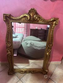 specchio stile barocco vintage oro