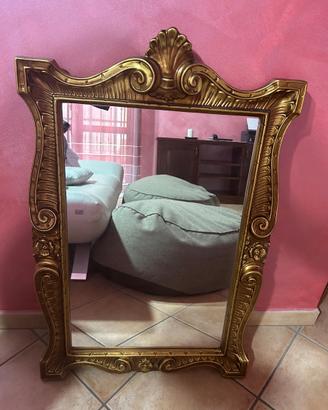 specchio stile barocco vintage oro