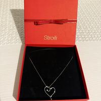 Collana in argento con cuore