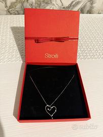Collana in argento con cuore