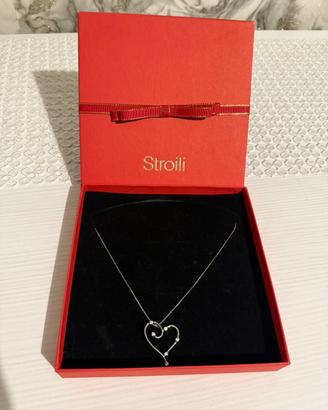 Collana in argento con cuore