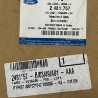 PROIETTORE ANT.Sx LED FORD TRANSIT DAL 2018