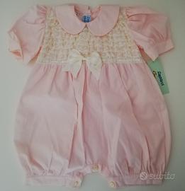 Pagliaccetto neonata estivo di Lastrucci Made in I