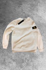 Pull Stone Island bianco 