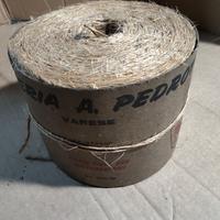 Vecchia bobina spago sisal, filato anni 70 80