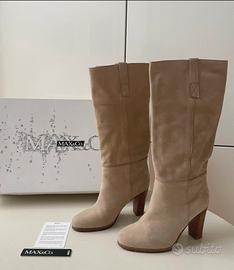 Stivali in pelle scamosciata Max&Co