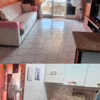 Trilocale arredato con giardino e vista mare