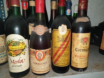 Bottiglie di vino da collezione