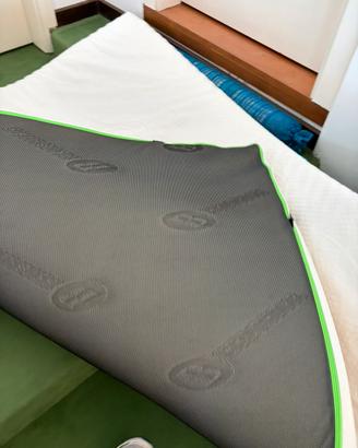 sommier rete materasso matrimoniale topper
