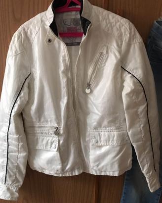 Giacca Giubbino bianco lucido IKS ASK