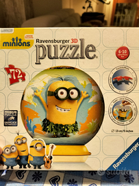 Puzzle 3D Ravensburger Minions 72 pezzi