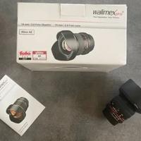 Walimex Pro 14mm 2.8 MF attacco Nikon