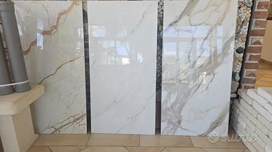 piastrelle gres porcellanato effetto marmo lucido