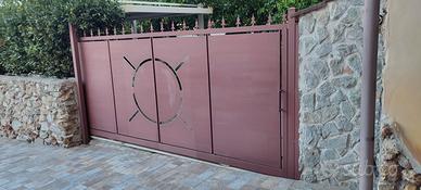 cancello scorrevole preerniciato 