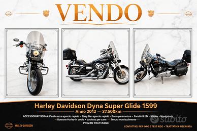  Harley Davidson dyna super glide  1599 km 37500