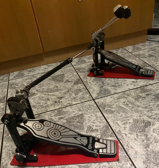 Pedale Doppio Per Batteria XDrum Pro - Doppia Catena, Con 4 Side Beater | Regolazioni Di Precisione - Foto 4