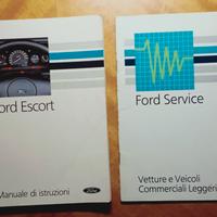 Manuale istruzioni uso auto Ford Escort anno 1990