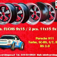 4 cerchi Porsche Fuchs 9x15 11x15 911 SC Carrera -