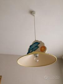 Lampadario da cameretta Delfino AZUR