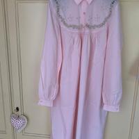 CAMICIA DA NOTTE PURO COTONE TAGLIA 50