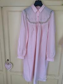 CAMICIA DA NOTTE PURO COTONE TAGLIA 50