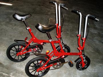 Bicicletta pieghevole e trasportabile