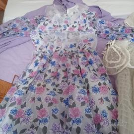 Vestito da cresima vintage anni '90 – floreale, ma
