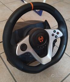 volante krom k-wheel pro + cambio + pedaliera