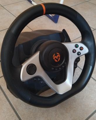 volante krom k-wheel pro + cambio + pedaliera
